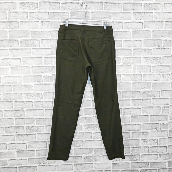 Lululemon Men's ABC 5 Pocket Chino Pants in olive Green size 28 - Picture 2 of 6